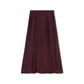 VARSITY 2.0 BURGUNDY PLEAT FRONT SKIRT