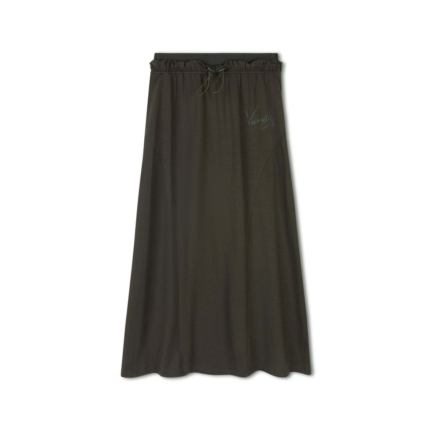 VARSITY 2.0 HUNTER COTTON MAXI SKIRT
