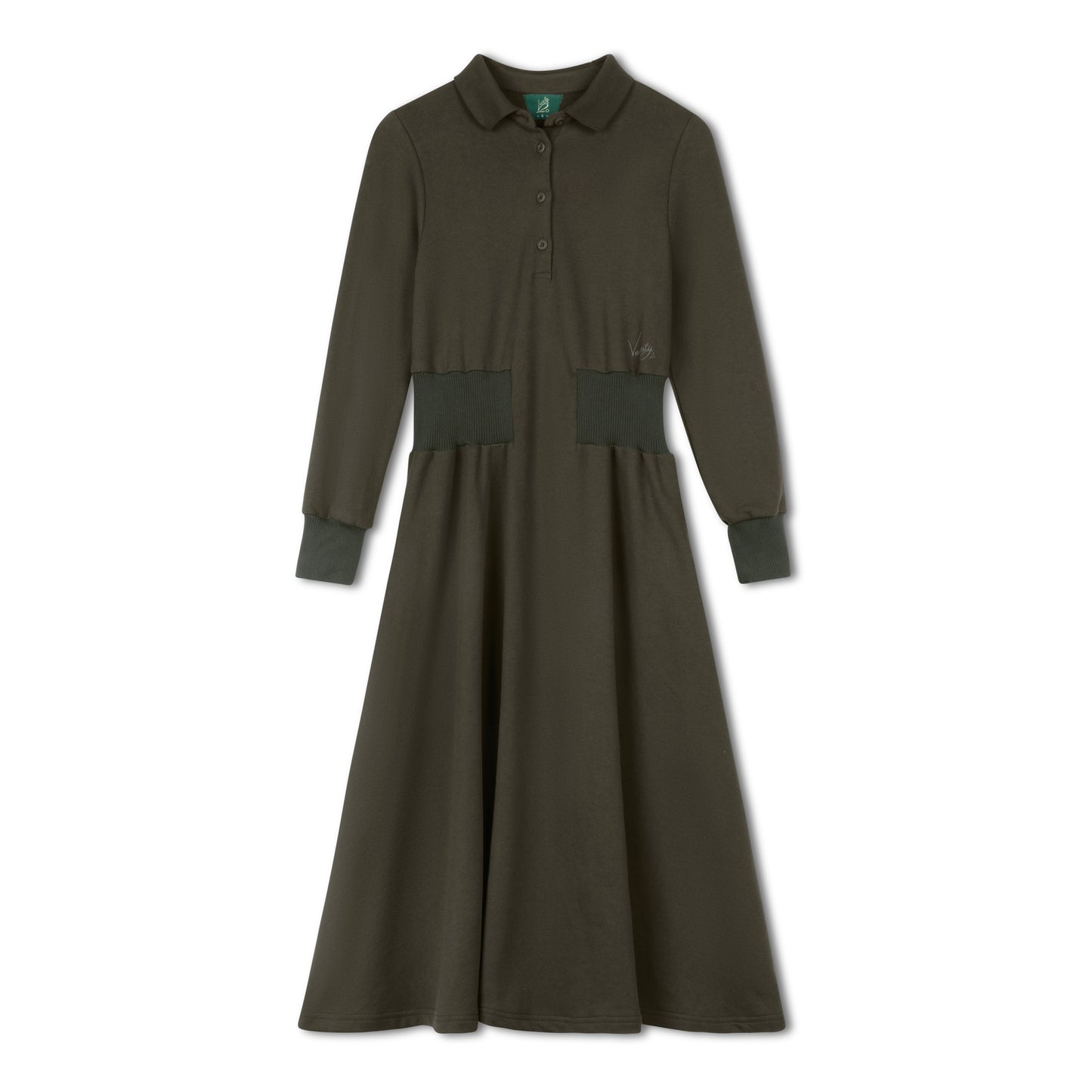 VARSITY 2.0 HUNTER SWEATSHIRT DRESS