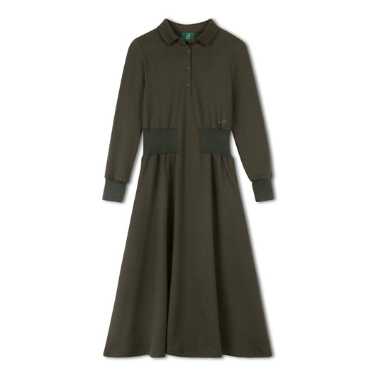VARSITY 2.0 HUNTER SWEATSHIRT DRESS