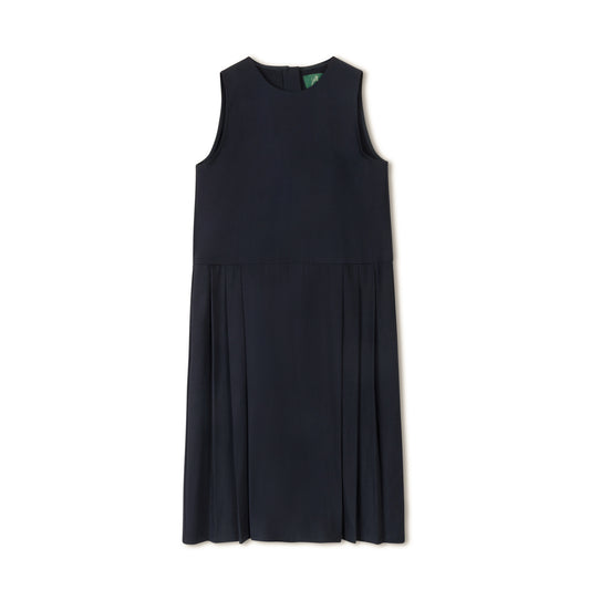 VARSITY 2.0 NAVY PLEAT JUMPER