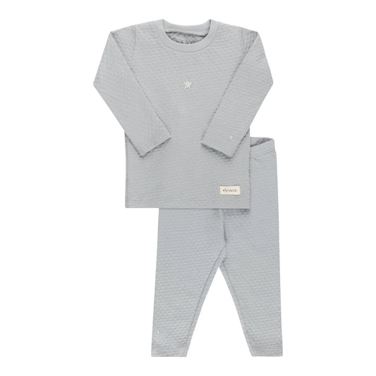 ELY'S & CO BLUE POINTELLE STAR PAJAMA SET