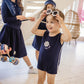 LIMONANA NAVY SAILOR SHORTS SET