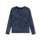 BYKE BLUE DENIM LOGO T-SHIRT