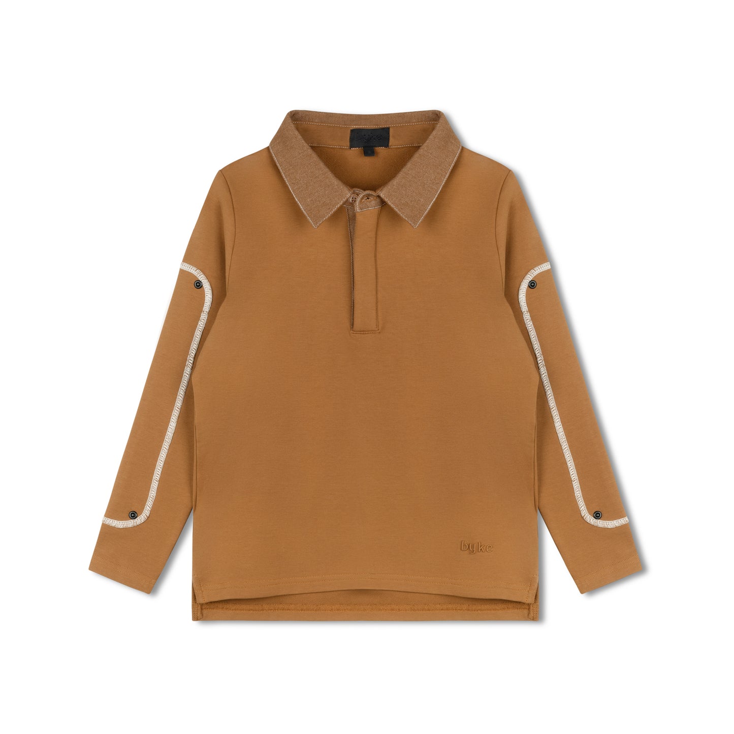 BYKE CAMEL/OATMEAL PATCH POLO