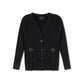 BYKE BLACK BUCKLE CARDIGAN