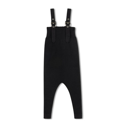 BYKE BLACK BUCKLE ROMPER