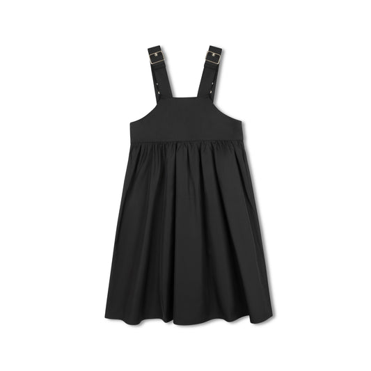 BYKE BLACK TAFFETA JUMPER