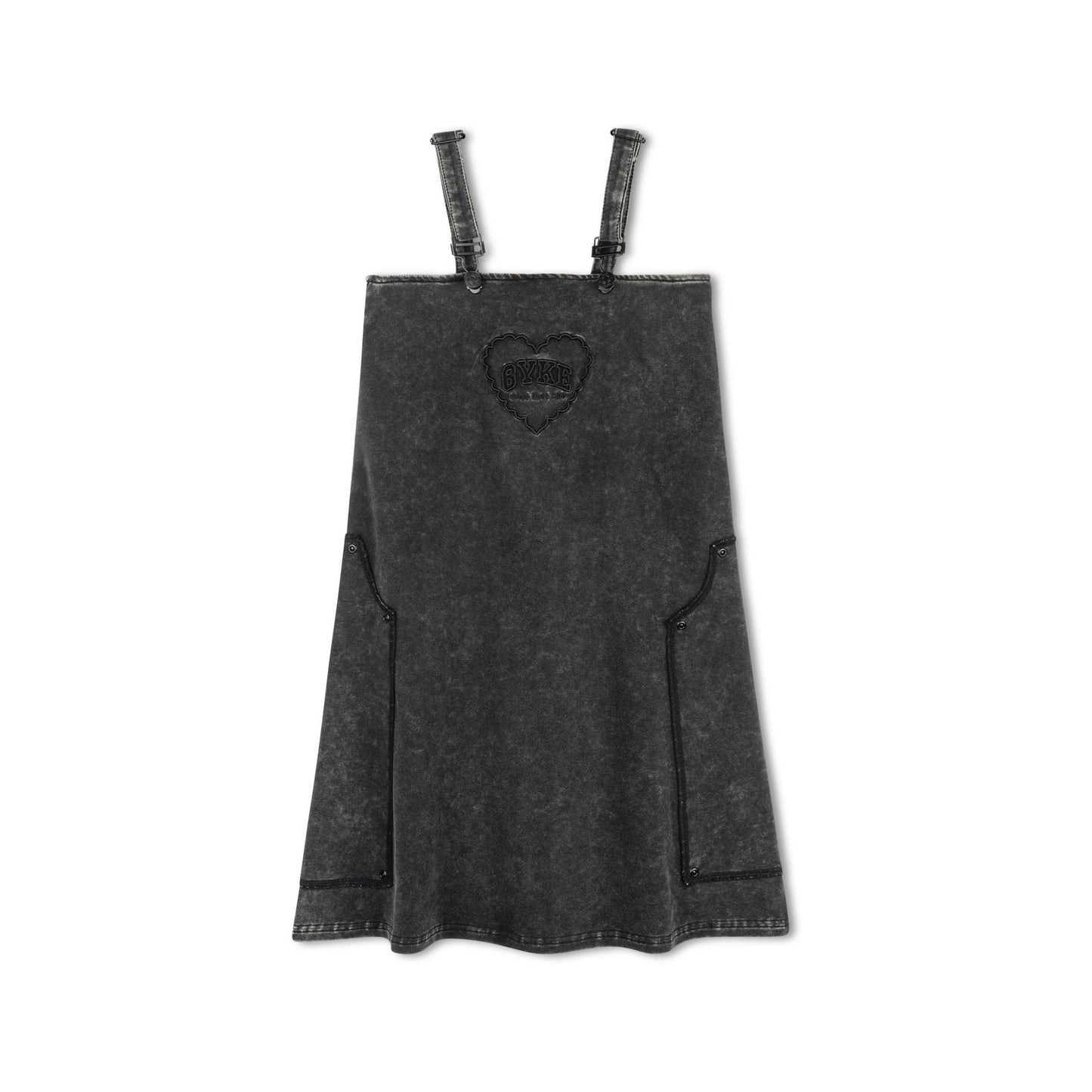 BYKE BLACK WASH PATCH JUMPER