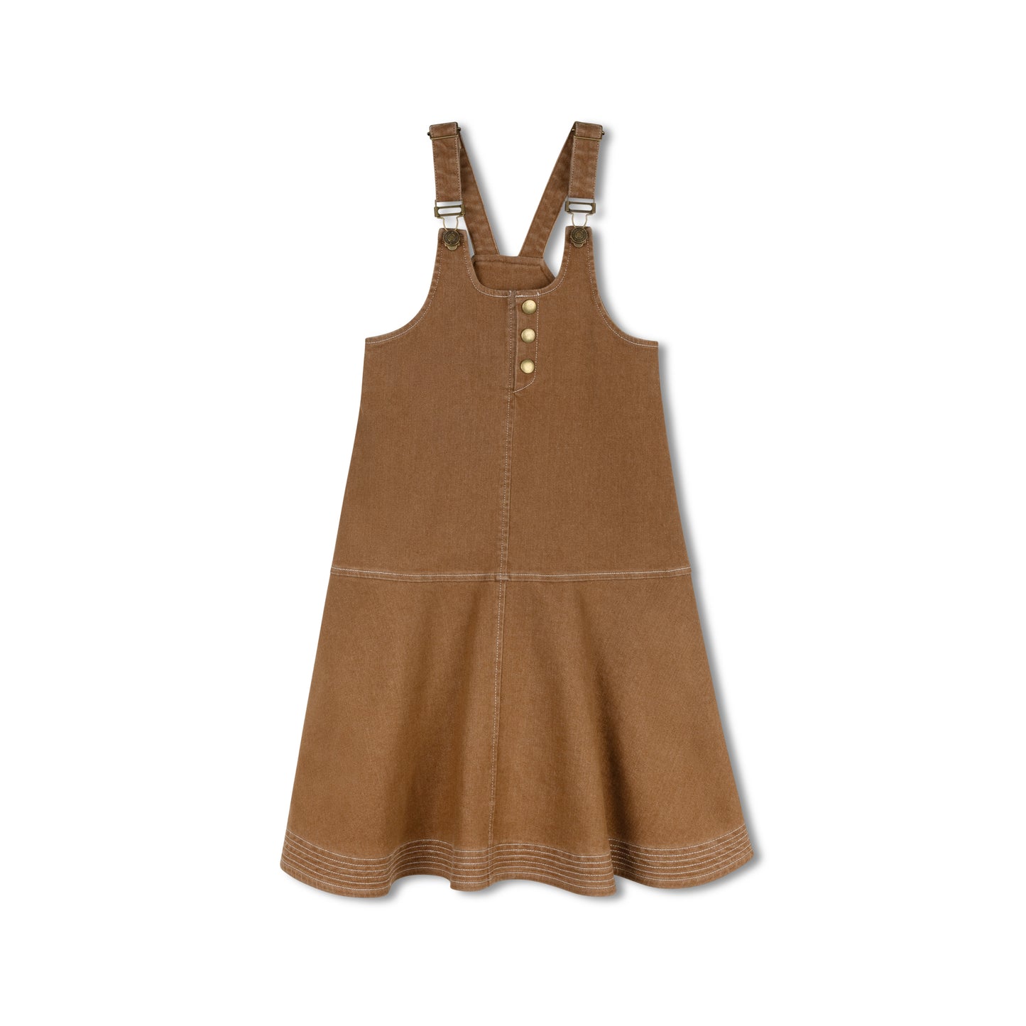 BYKE CAMEL WASH DENIM JUMPER
