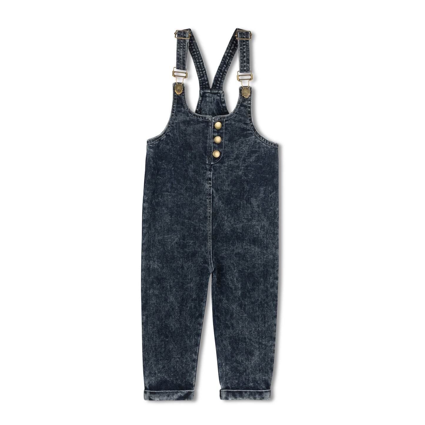 BYKE BLUE WASH DENIM ROMPER
