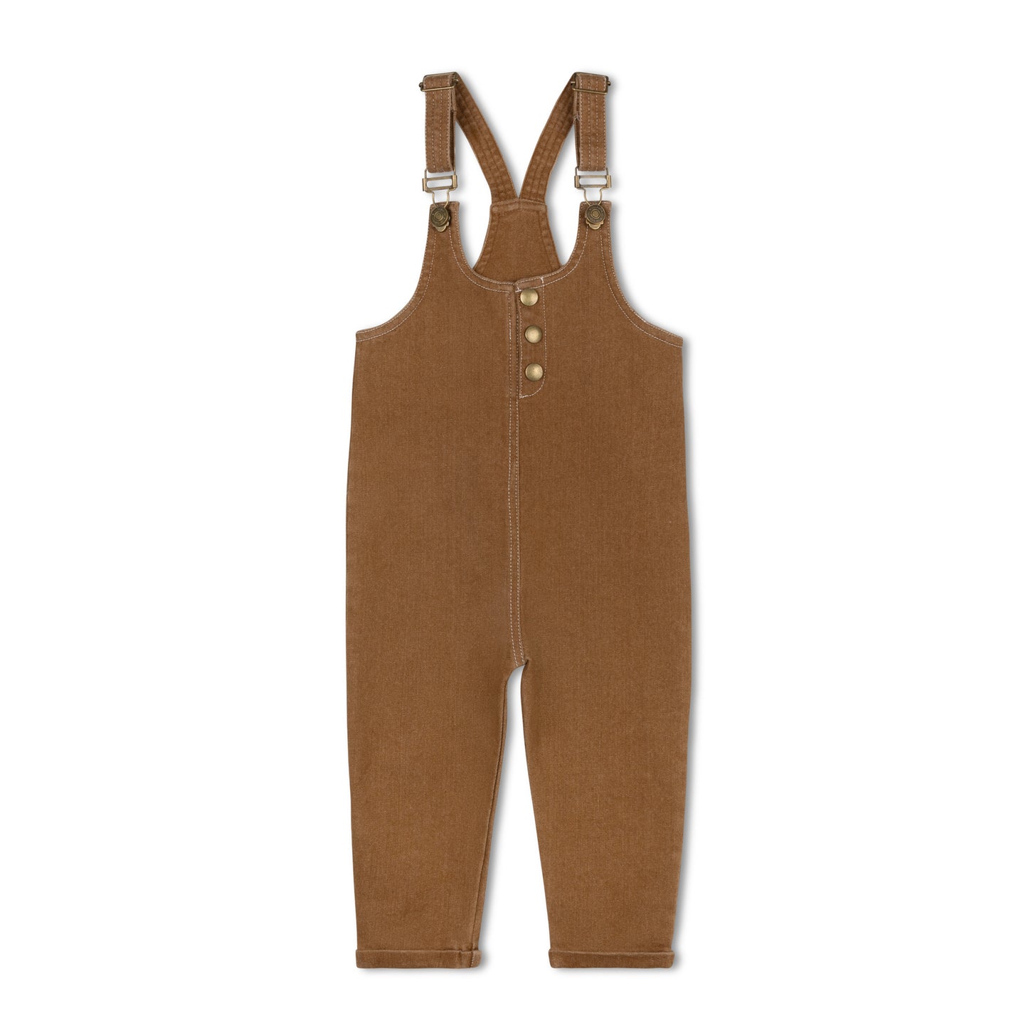 BYKE CAMEL WASH DENIM ROMPER
