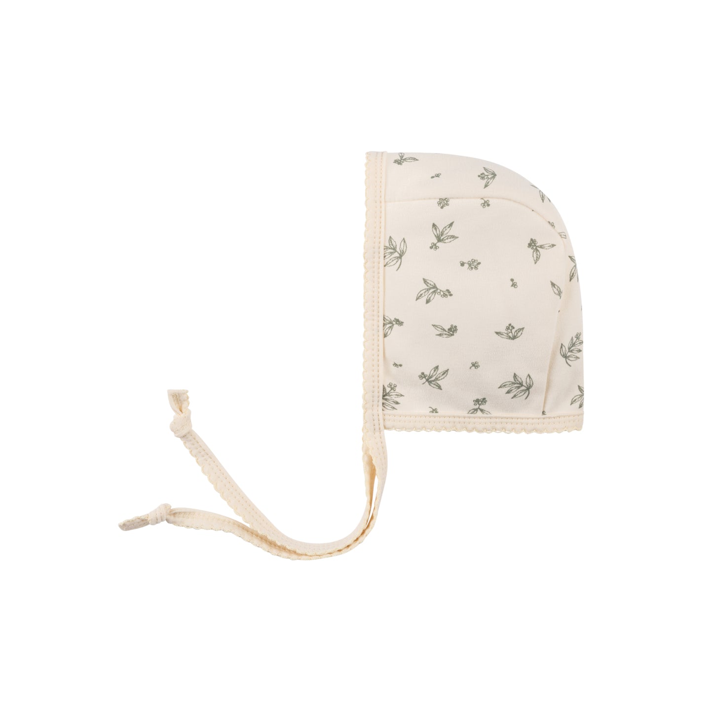 ELY'S & CO CREAM EMERALD ELDERBERRY LEAF BONNET [Final Sale]