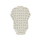 ELY'S & CO IVORY/BLUE FLORAL PLAID OVERALL SET