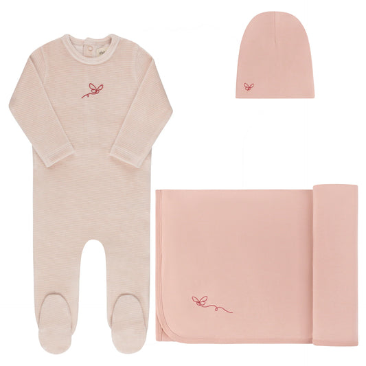 ELY'S & CO LIGHT PINK WORDED SET