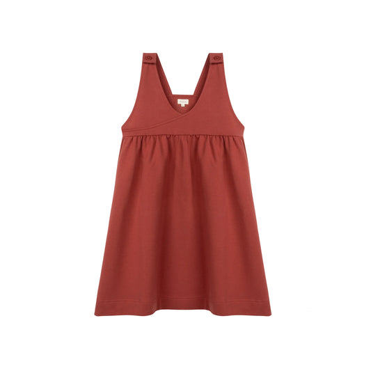 ELY'S & CO RUST HIGH WAIST JUMPER