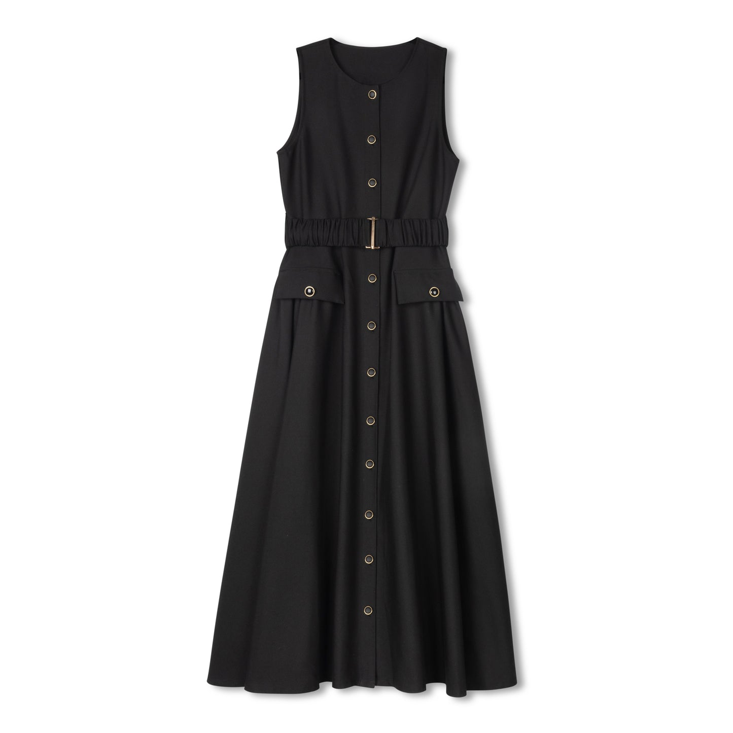 VELVETTE LABEL BLACK BELTED JUMPER