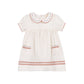 LOOMS IVORY/PINK POINTELLE TULIP DRESS