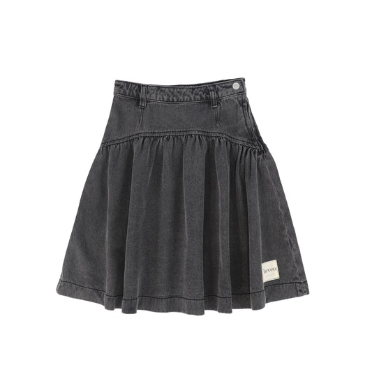 HEVEN CHILD GREY DENIM SKIRT