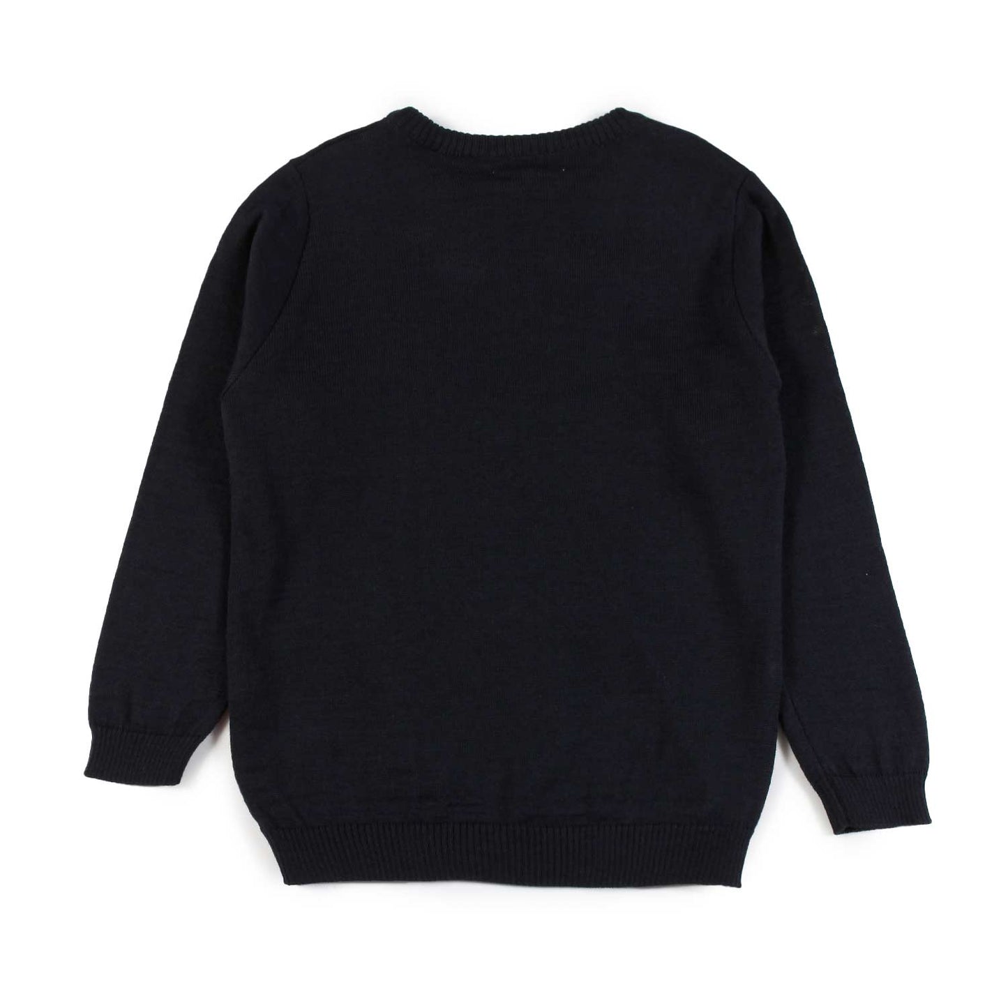 NUPKEET NAVY SILK KNIT SWEATER