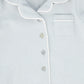 BEBE JOLEE BLUE SOLID RIBBED PAJAMAS