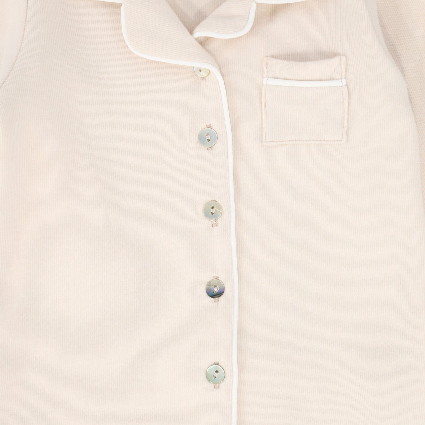 BEBE JOLEE PINK SOLID RIBBED PAJAMAS