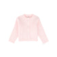 BEBE JOLEE PINK MARLED KNIT CARDIGAN
