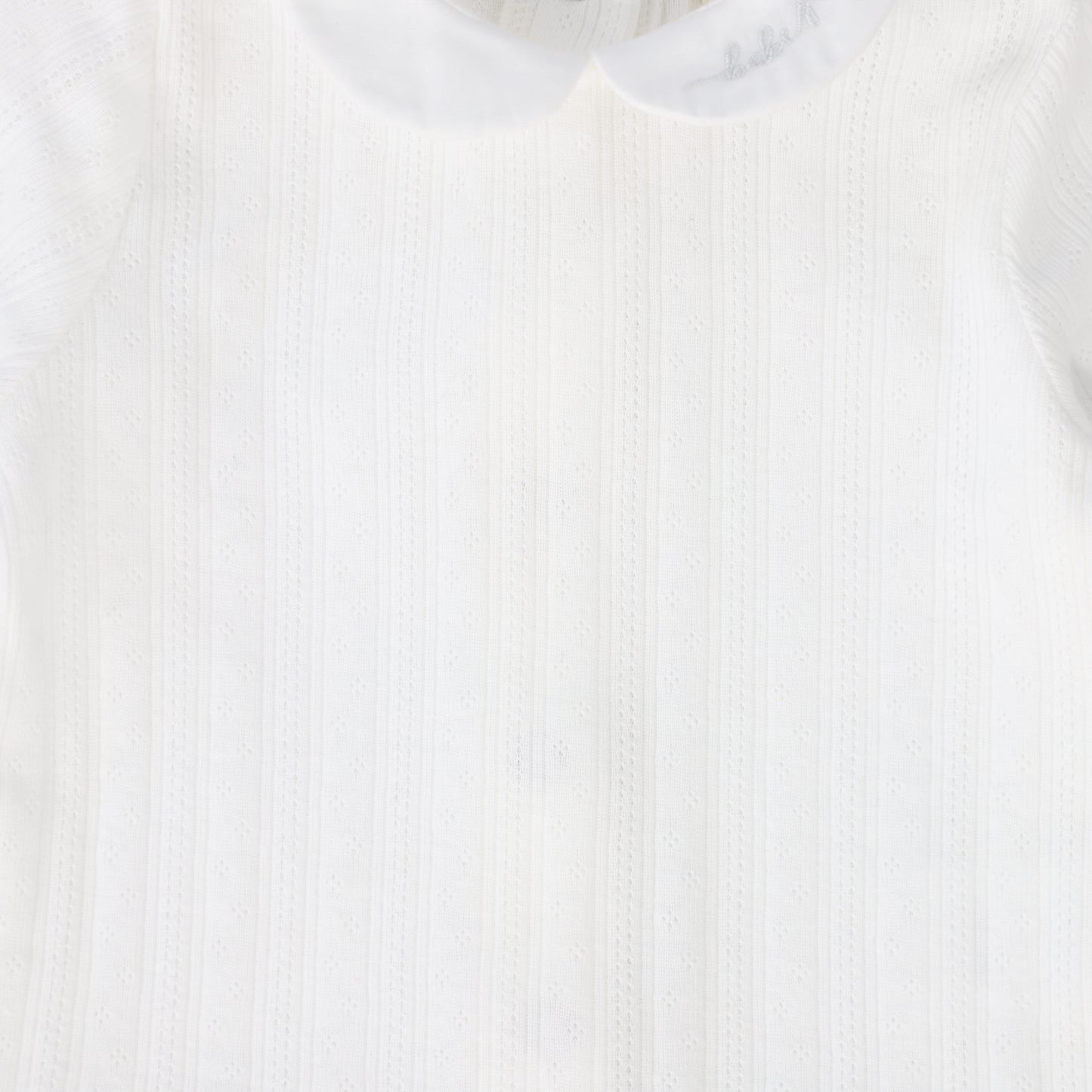BEBE JOLEE IVORY POINTELLE PETER PAN FOOTIE