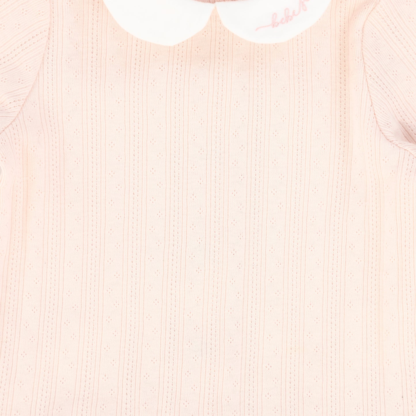 BEBE JOLEE PINK POINTELLE PETER PAN FOOTIE