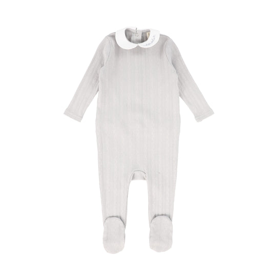 BEBE JOLEE BLUE POINTELLE PETER PAN FOOTIE