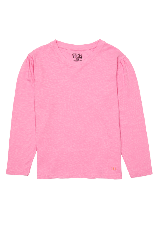 SUNCHILD PINK CREW NECK TSHIRT