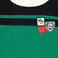 VALENTINA GREEN PATCH APPLIQUE TURTLENECK