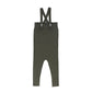 BAMBOO GREEN RIBBED KNIT SUSPENDER OVERALLS