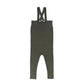 BAMBOO GREEN RIBBED KNIT SUSPENDER OVERALLS