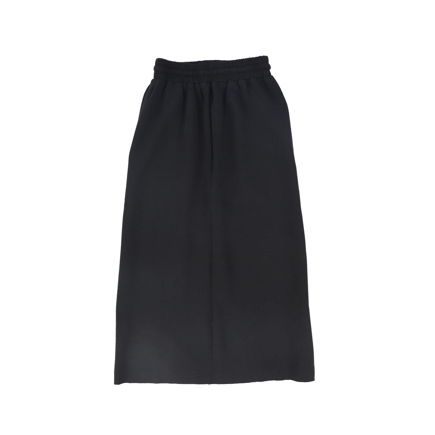 VALENTINA BLACK DRAWSTRING SWEATSHIRT MAXI SKIRT