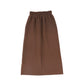 VALENTINA BROWN DRAWSTRING SWEATSHIRT MAXI SKIRT