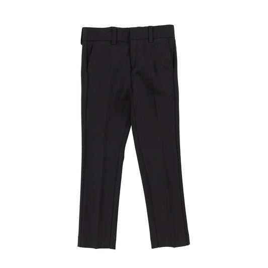 T.O. COLLECTION BLACK STRETCH PANTS [FINAL SALE]