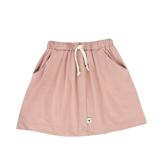 BOOSO MAUVE POCKET TIE SKIRT