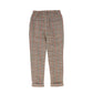 LE BOURDON OLIVE HOUNDSTOOTH WOOL PANTS