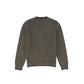 LE BOURDON OLIVE V-NECK TRIM CARDIGAN