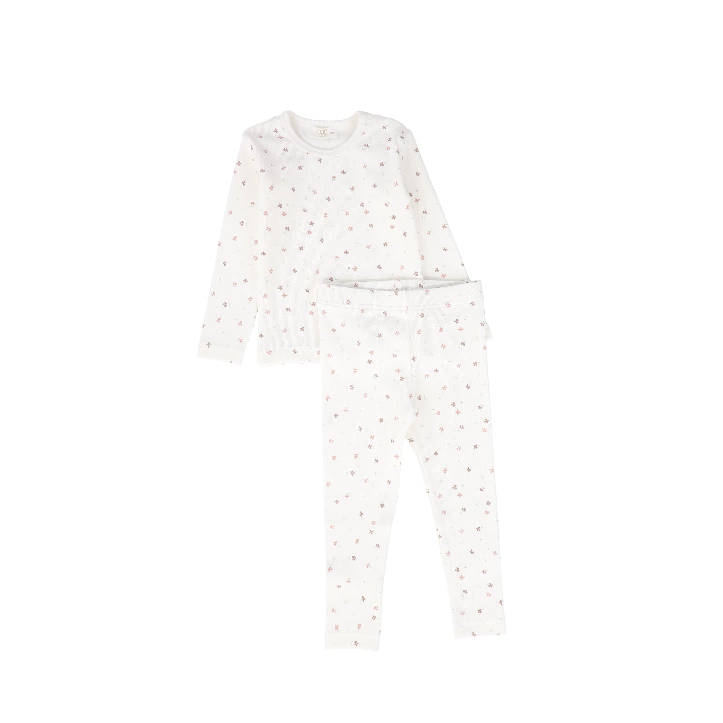 KIPP WHITE/PINK FLORAL SET