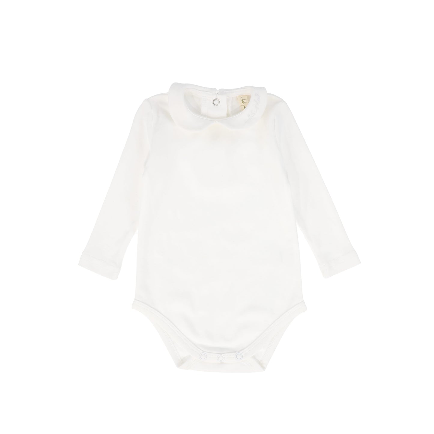 BEBE JOLEE WHITE EMBROIDERED COLLAR ONESIE