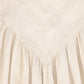FRANCESCA GUILIANO PINK TAFFETA LACE V DESIGN BLOUSE