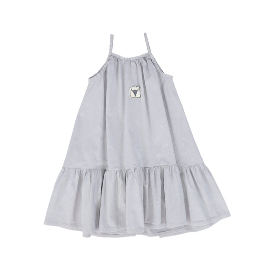 BOOSO LIGHT GREY RUFFLE TRIM JUMPER