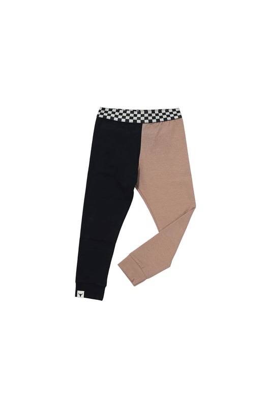 BOOSO KHAKI/BLACK LEGGINGS