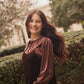 PASHMINI BROWN VELVET JUMPER SET