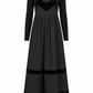 PASHMINI BLACK VELVET CHEVRON JUMPER