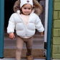 DENALI WINTER WHITE FUR TRIM PUFFER COAT