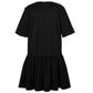 JESSIE AND JAMES BLACK FLOWER APPLIQUE DRESS