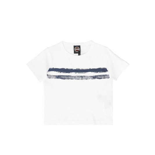 COLMAR WHITE DOUBLE STRIPE T-SHIRT